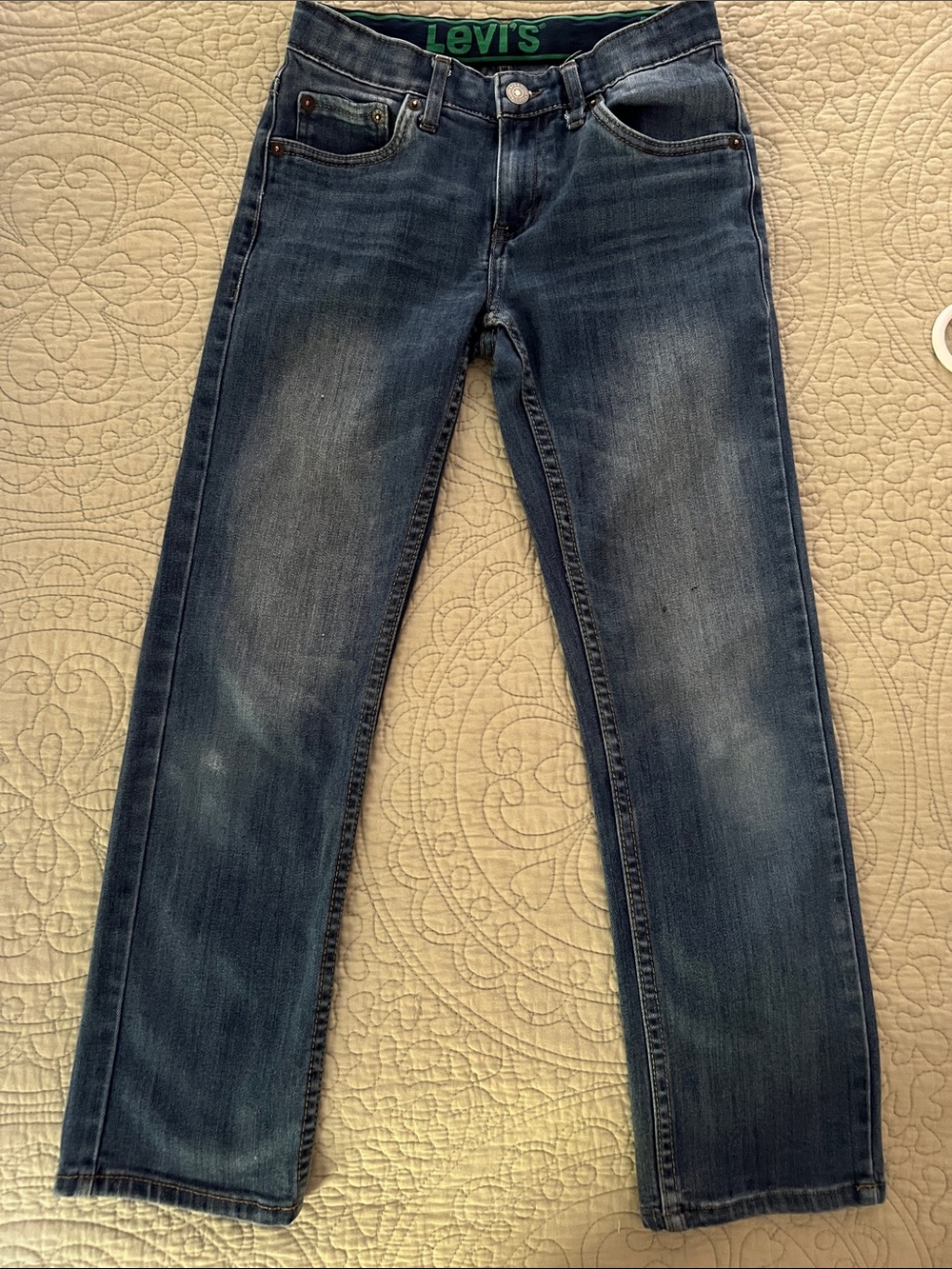 Levi's Boy's 511 Faded Blue Straight Jeans